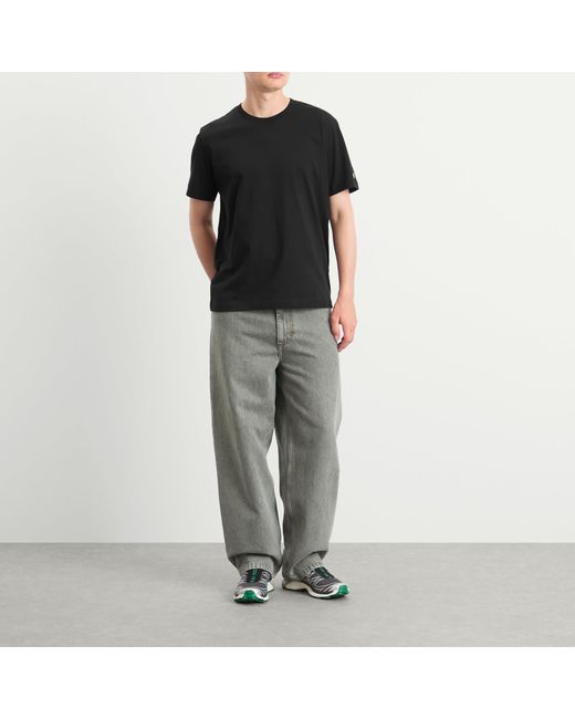 Champion Black Reverse Weave Loose Fit T-Shirt for men
