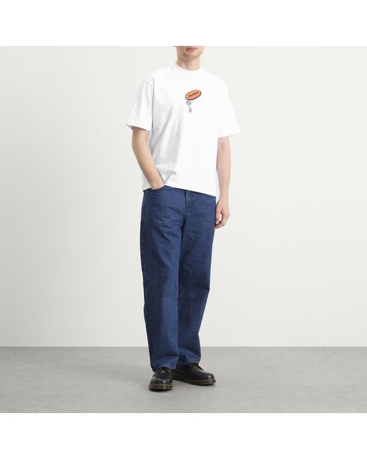 Butter Goods White Key Chain T-Shirt for men