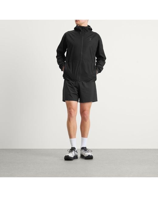 On Shoes Black Performance Jacket for men