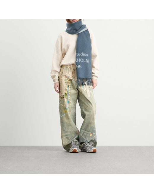 Acne Blue Venus 1996 Scarf