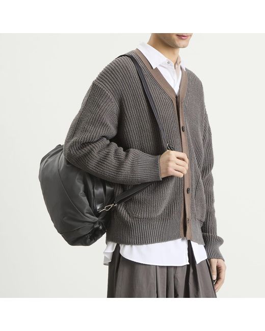 Master Piece Black Cocoon 2-Way Duffel Bag