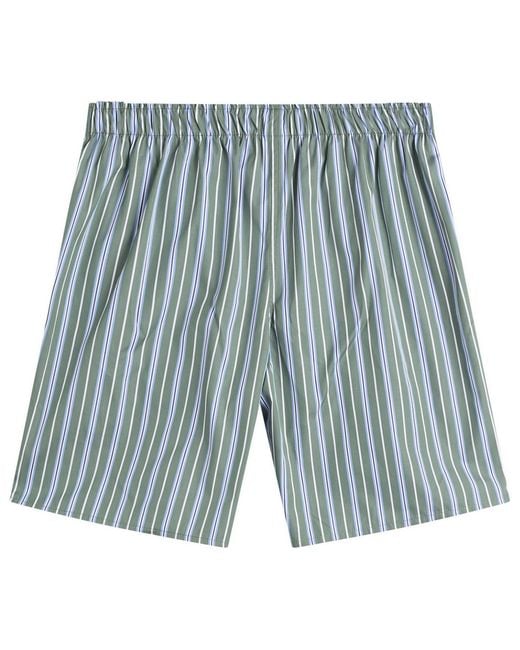 HOMMEGIRLS Blue Long Boxer Shorts