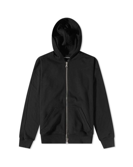 Cole Buxton Black Warm Up Zip Hoody for men