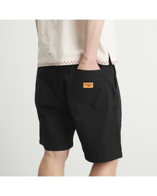 Service Works Black Canvas Chef Short for men