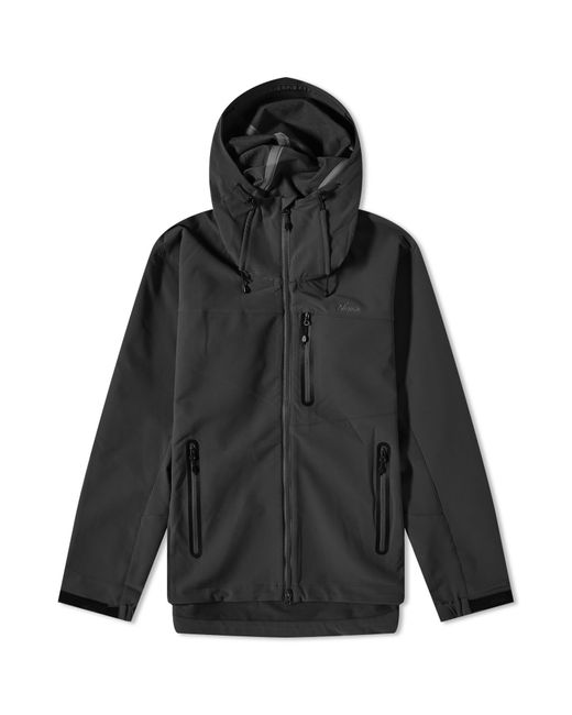 NANGA Black Soft Shell Stretch Jacket for men