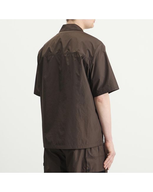 Moncler Brown Ripstop Shirt for men