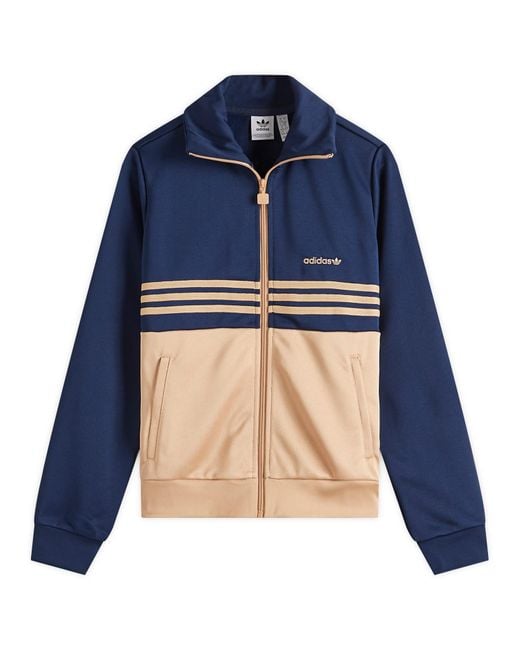 Adidas Blue 3 Stripe Track Top