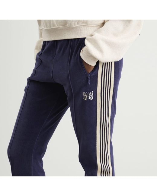 Needles Blue Narrow Track Pants