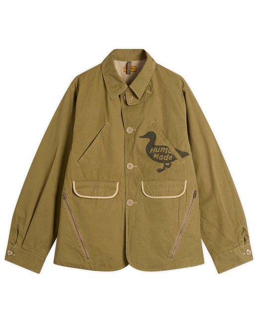 Human Made Green Hunting Jacket for men