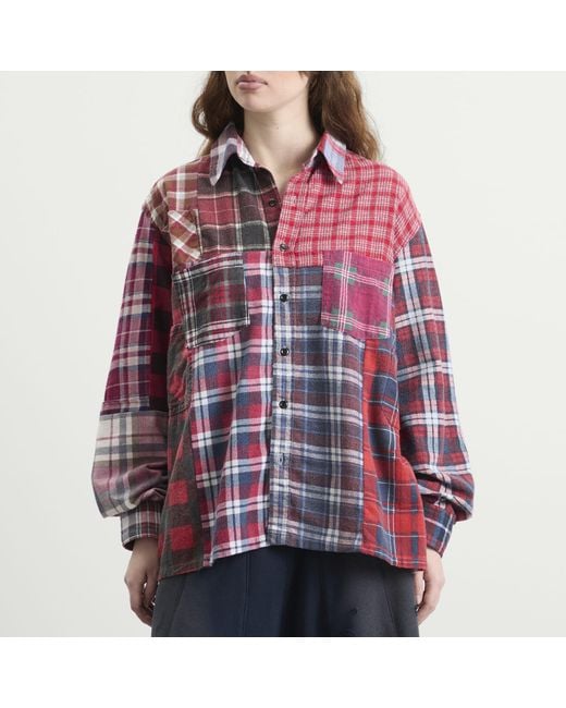 Needles Red Flannel Shirt