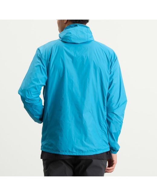 Montbell Blue Wind Blast Hooded Jacket for men