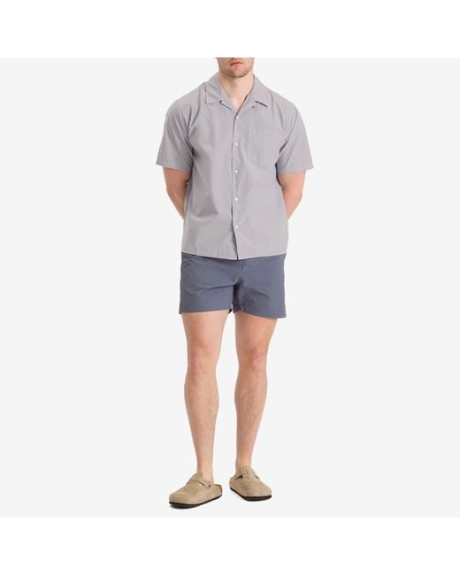 Norse Projects Purple Carsten Cotton Tencel Shirt for men