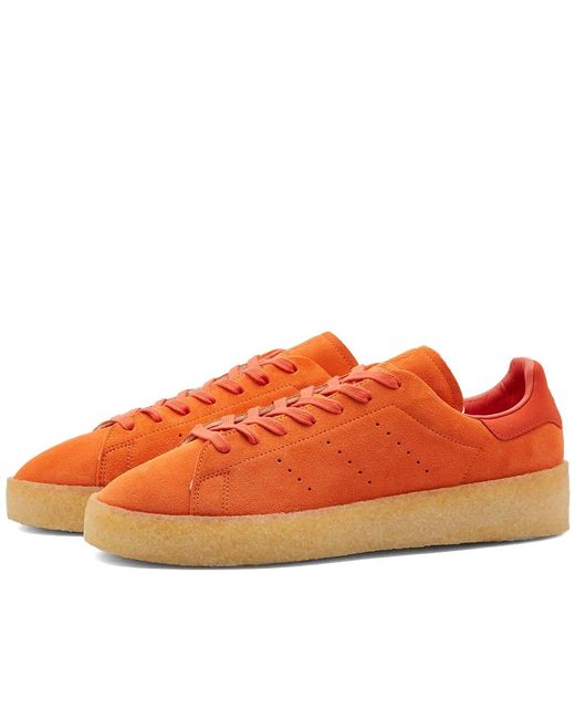 adidas Stan Smith Crepe Sneakers in Orange for Men | Lyst