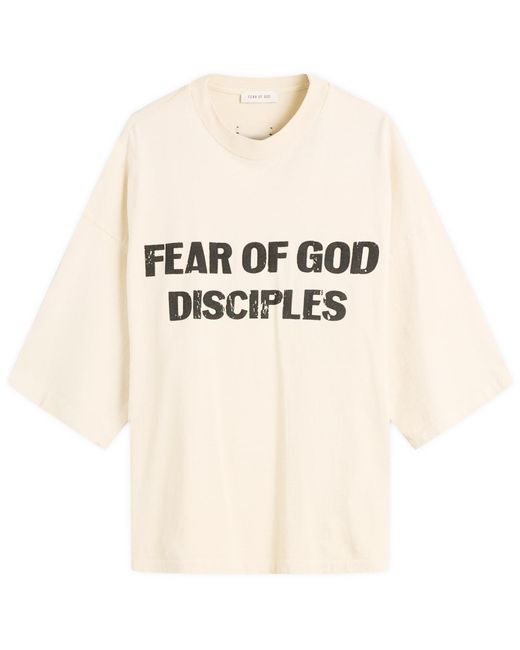 Fear Of God Natural Relaxed "Disciple" T-Shirt for men