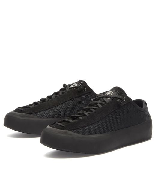 Stone Island Black Low Top Sneakers for men