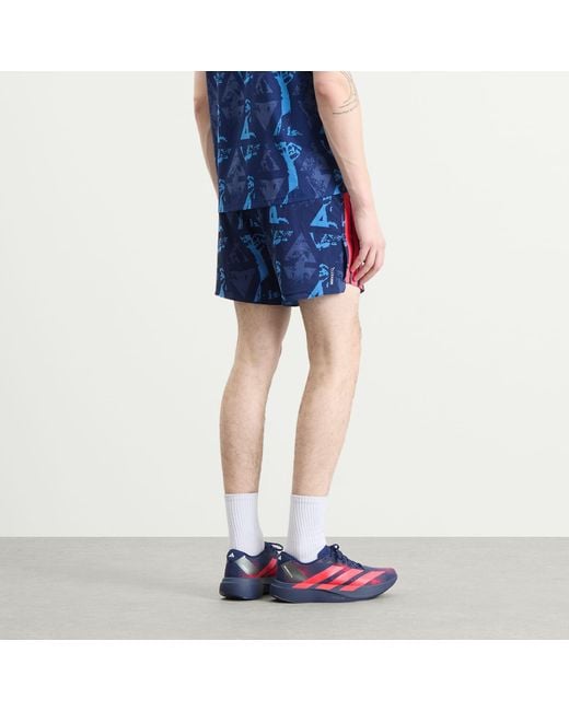 Adidas Originals Blue Adidas X Labrum Gel Shorts for men