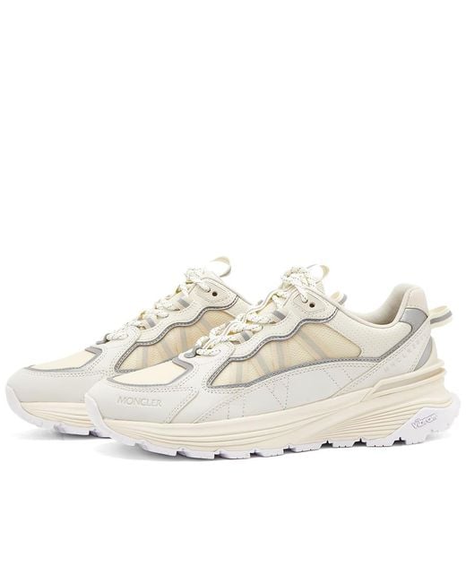 Moncler Lite Runner Low Top Sneakers in White | Lyst