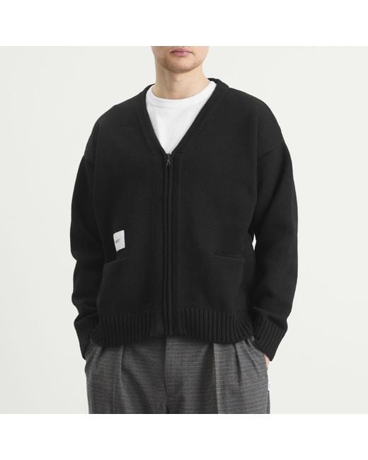 WTAPS Palmer Zip Cardigan in Black for Men | Lyst UK