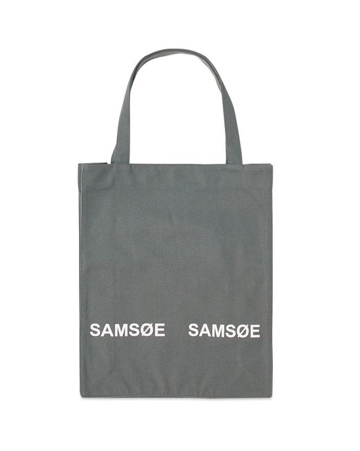 Samsøe & Samsøe Black Luca Logo Shopper Bag