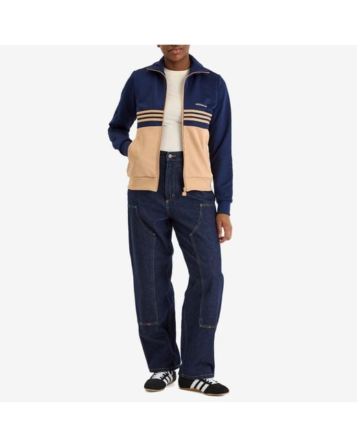 Adidas Blue 3 Stripe Track Top