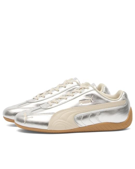 PUMA White Speedcat Sneaker