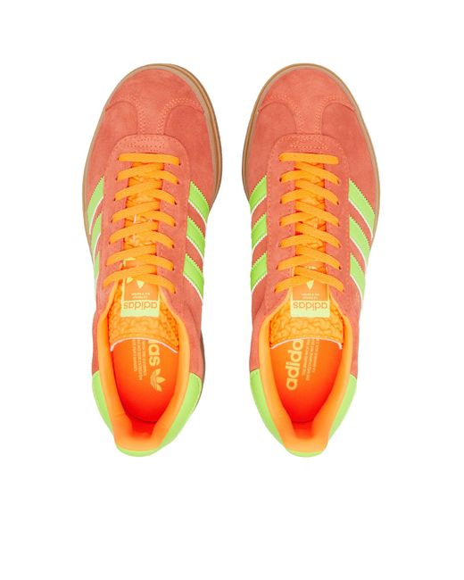 Adidas Orange Gazelle Bold W Sneakers