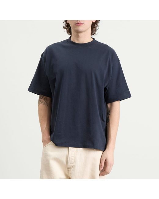 YMC Blue Triple T-Shirt for men