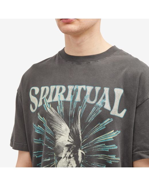 Honor The Gift Gray Spiritual Conflict T-Shirt for men
