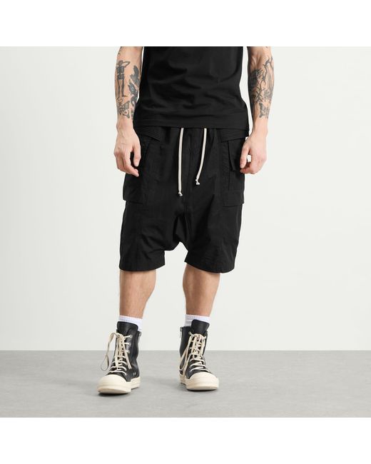 Rick Owens Black Creatch Cargo Pods for men