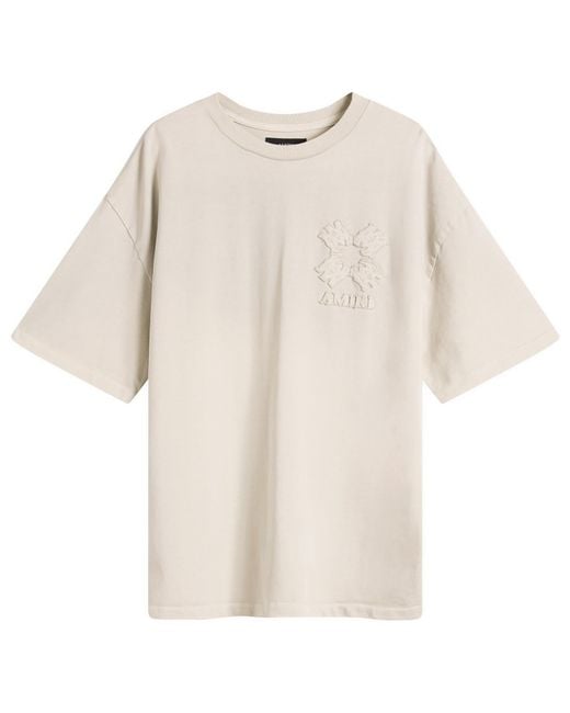 Amiri Ma Quad Oversized T-Shirt in Natural for Men | Lyst Canada