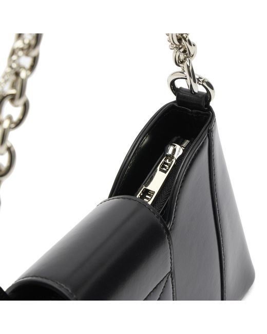 Justine Clenquet Black Marla Evening Chain Bag