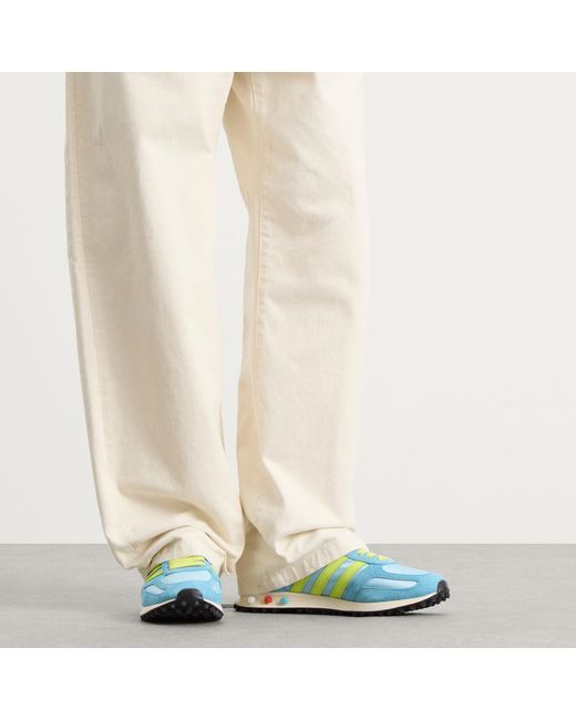 Adidas Blue La Trainer Og Sneaker