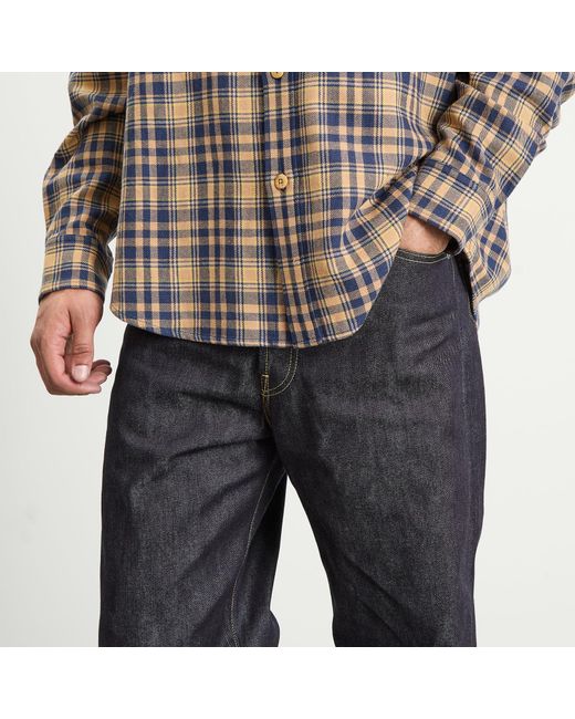 Visvim Gray Social Sculpture 01 Wide Unwashed Jeans for men