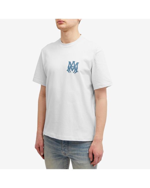 Amiri White Ma Logo T-Shirt for men