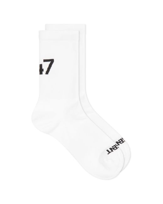 REPRESENT 247 White Numbers Sock for men