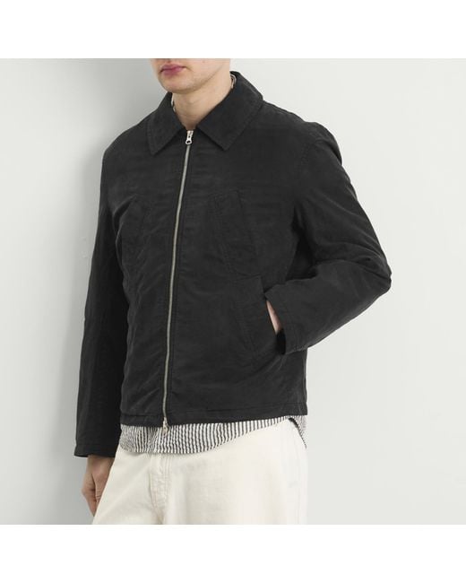 YMC Black Garment Dye Repetition Jacket for men
