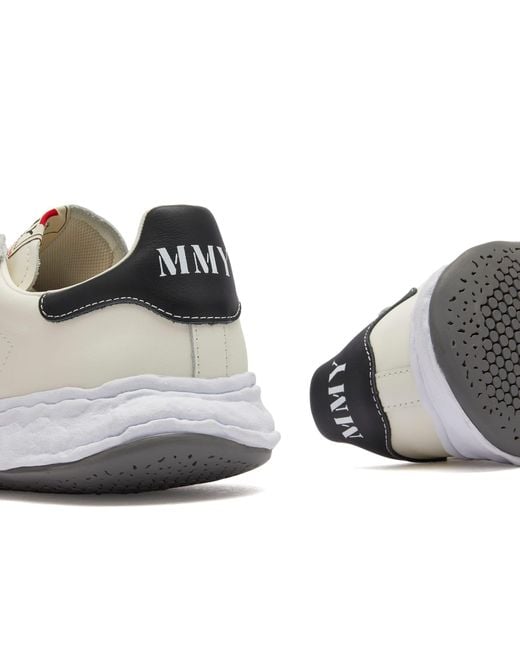 Maison Mihara Yasuhiro White Charles Original Sole Low Leather Sne Sneakers for men