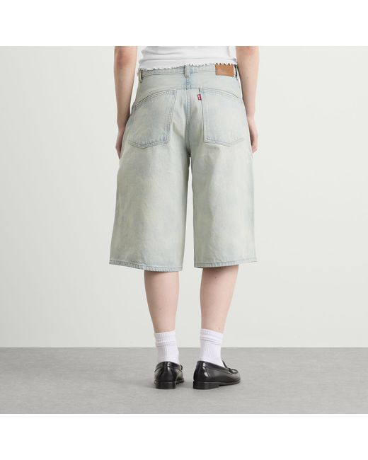 Levi's Blue Super Baggy Jorts