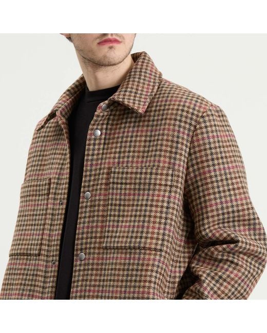 A.P.C. Brown Overshirt for men