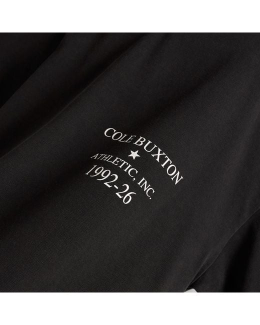 Cole Buxton Black Athletic Inc T-Shirt for men
