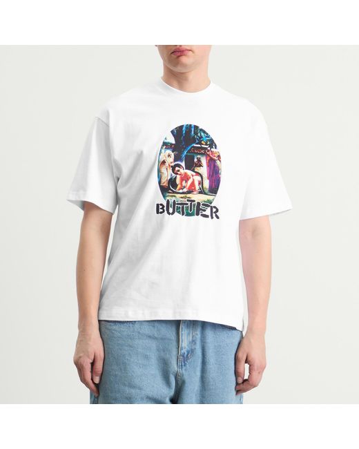 Butter Goods White Nimai T-Shirt for men