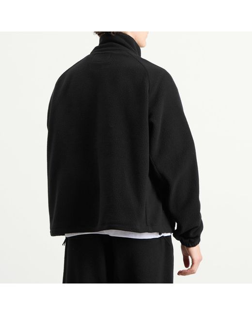 N!CE Black Polartec Fleece Jacket for men