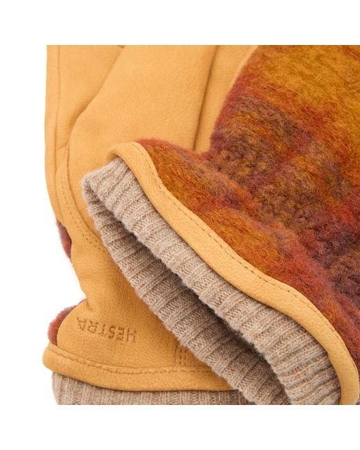 Hestra Orange Noah Gloves for men