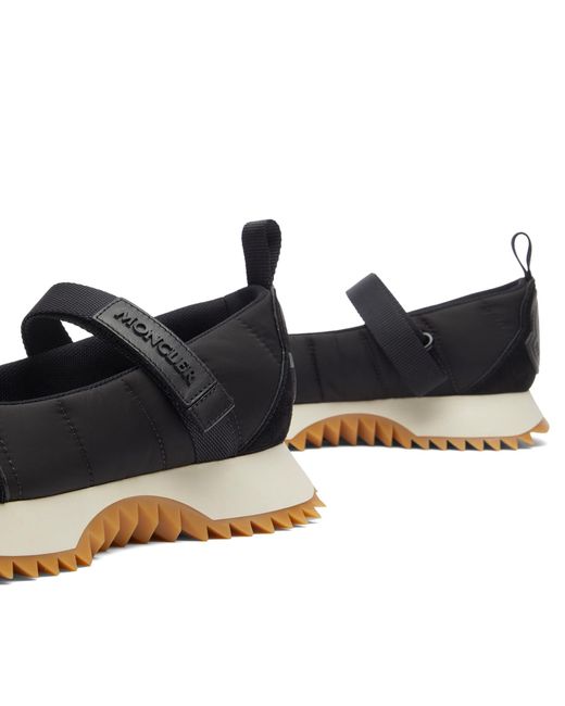 Moncler Black Nylon Pacey Ballet Flats