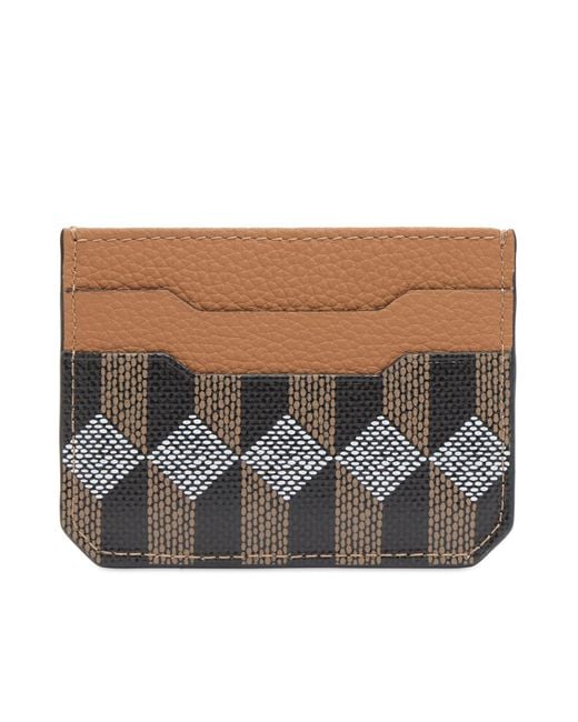 AU DEPART Brown Card Holder