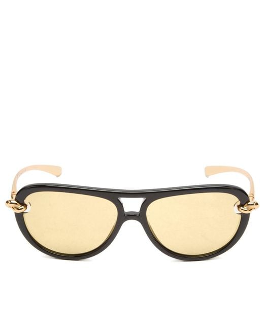 Bottega Veneta Natural Bottega Veneta Bv1418S New Knot Sunglasses