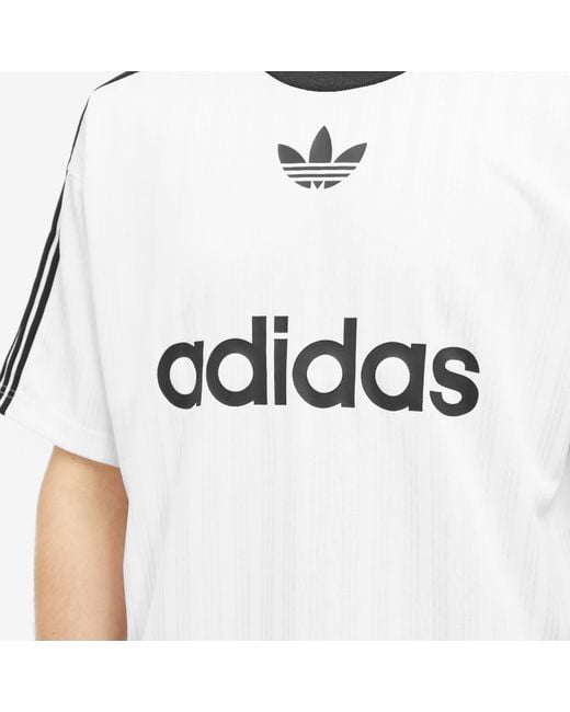 Adidas Originals White Adicolor Poly T-Shirt for men