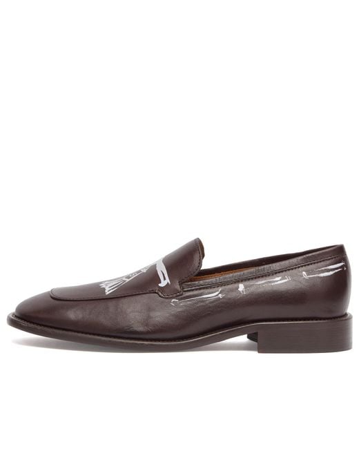 Acne Brown Bassel Loafers