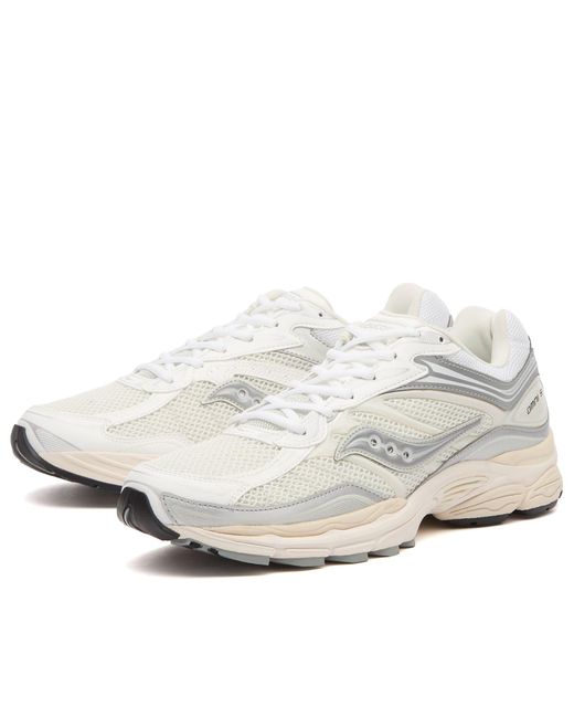 Saucony White Progrid Omni 9 Sneaker for men