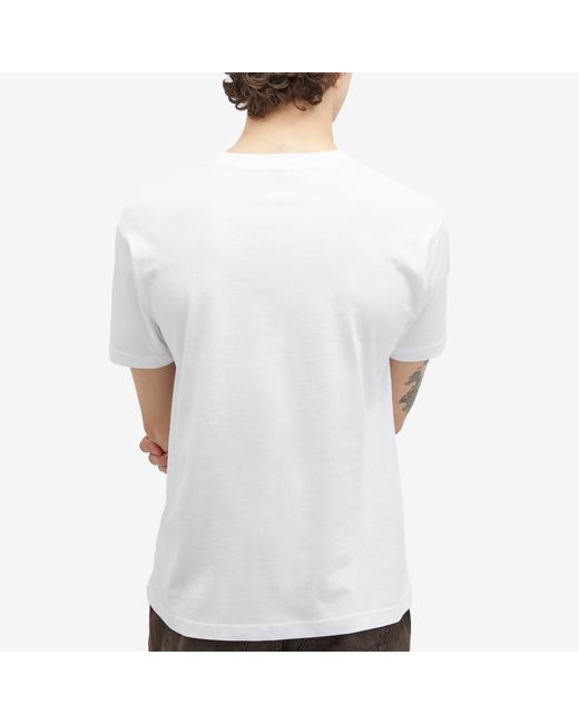 Dime White Skateshop T-Shirt for men